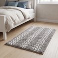 thumbnail image 4 of Unique Bargains Ultra Soft Non Slip Machine Washable Chenille Bath Mat Grey 24" x 16", 4 of 7