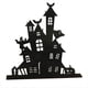thumbnail image 1 of Halloween Adornos de Madera Decorativos de Madera Silueta Bosquejo Haunted House Decoración de Escritorio, 1 of 6