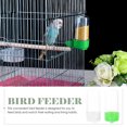 thumbnail image 2 of 2Pcs Bird Water Feeder Automatic Bird Feeder Bird Food Dispenser Parrot Plastic Waterer, 2 of 8