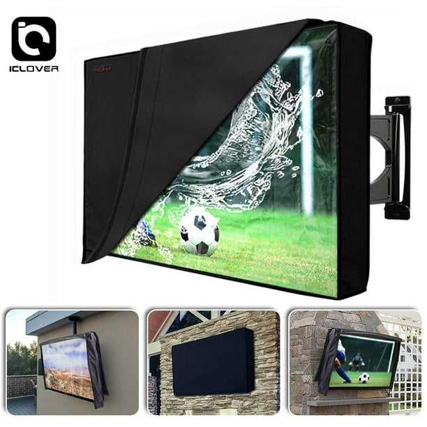 Outdoor TV Cover 5052 Inch, IC ICLOVER Upgraded 600D Heavy Duty 4