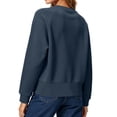 thumbnail image 6 of Horkkom Sweatshirt for Women Long Sleeve Crewneck Pullover Sweatshirts Casual Solid Color Cropped Sweatshirts XXL, 6 of 8