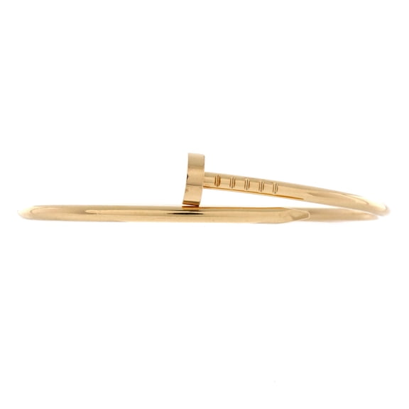 Pre-Owned Juste un Clou Bracelet 18K Yellow Gold Small By Rebag