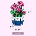 thumbnail image 5 of Lunfar Peony Building Toy Set 527 PCS Flower Building Blocks for Kids Adults, DIY Flower Pot Building Blocks Set for Kids, Suitable for Children and Adults, Easy to Assemble, 5 of 5
