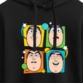 thumbnail image 3 of Toy Story 4 - Buzz Grid - Juniors Cropped Pullover Hoodie, 3 of 5