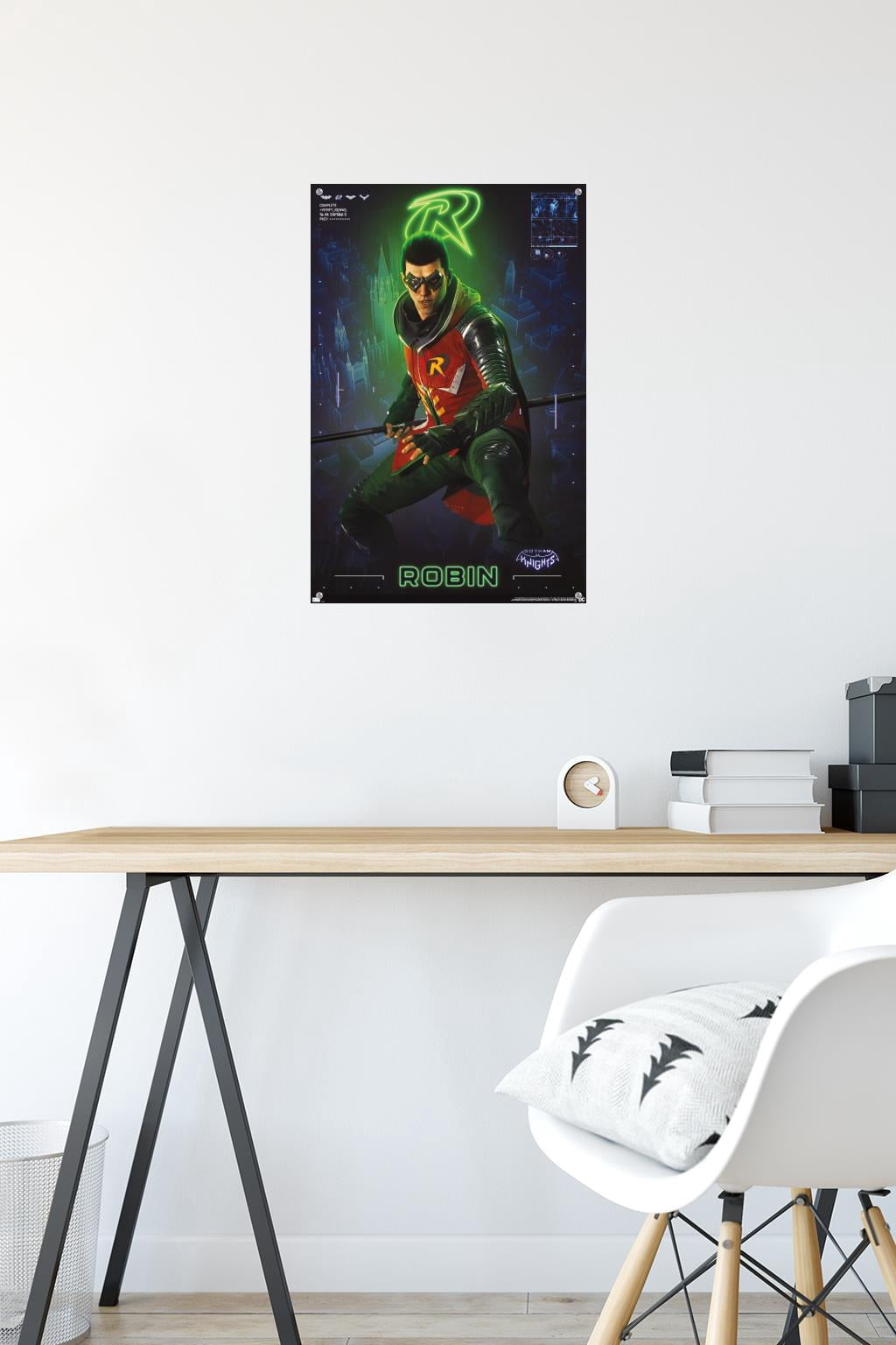 DC Comics Gotham Knights - Robin Wall Poster with Push Pins, 14.725" x 22.375"