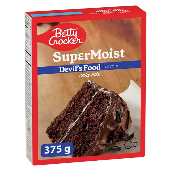 Betty Crocker Super Moist Devil's Food Cake Mix, 375 g