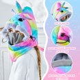 thumbnail image 2 of Kids Winter Windproof Hat, Unisex Children Heavyweight Balaclava for Kids, Ski Mask with Thick Warm Fleece Face Cover, 2 of 2