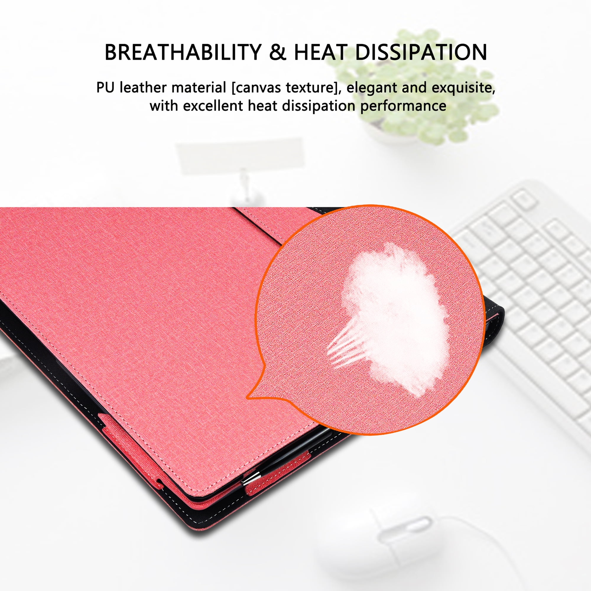 Laptop Case Cover for 16 inch Dell Inspiron 16 Plus 7640/7635/7630/7620 & for Dell Inspiron 16'' series & for Dell Vostro 5620 5630 7620 Sleeve,Detachable PU Leather Protective Bag