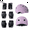 M-Purple, variant on MOONCOOL Bike Helmets Protection Gear Set for 3~14 Years, Bicycle Helmet Knee Pads Elbow Pads Wrist Guards, Adjustable Helmet, Bicycle Scooter Roller Skate