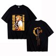 thumbnail image 3 of Camiseta de Anime Rengoku Kyoujurou Unisex, camiseta de manga corta con cuello redondo, camiseta informal de verano con estampado, 3 of 5