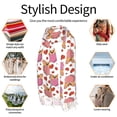 thumbnail image 6 of Shawl Wraps for Women - Cute Corgi Dog Funny Love Red Pink Oversized Fall Winter Fashion Blanket Scarf for Women, 6 of 6