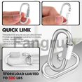 thumbnail image 3 of For 100 Pcs Quick Chain Link Heavy Duty Quick D Shape Link Connector, 3 of 5