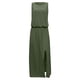 thumbnail image 4 of Vestido largo sin mangas con cuello redondo y abertura para mujer - Vestido de novia de playa fluido de color liso, 4 of 5