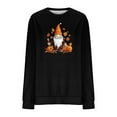 thumbnail image 4 of Lilgiuy Tunic Sweatshirt for Women 2023 Fall Long Sleeve Thanksgiving Print Sweatshirt Cute Pumpkin Graphic T Shirts Crewneck Pullover Tops for Christmas Halloween, 4 of 5