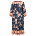 thumbnail image 2 of Avenue Women's Plus Size Ellery Long Sleeve Maxi Dress, 2 of 2