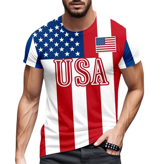 2026 Usa Soccer Mens Shirts Short Sleeve Casual Crewneck Pullover Summer Tops Soccer Shirt for Men Indoor Outdoor Activities Daily Wear