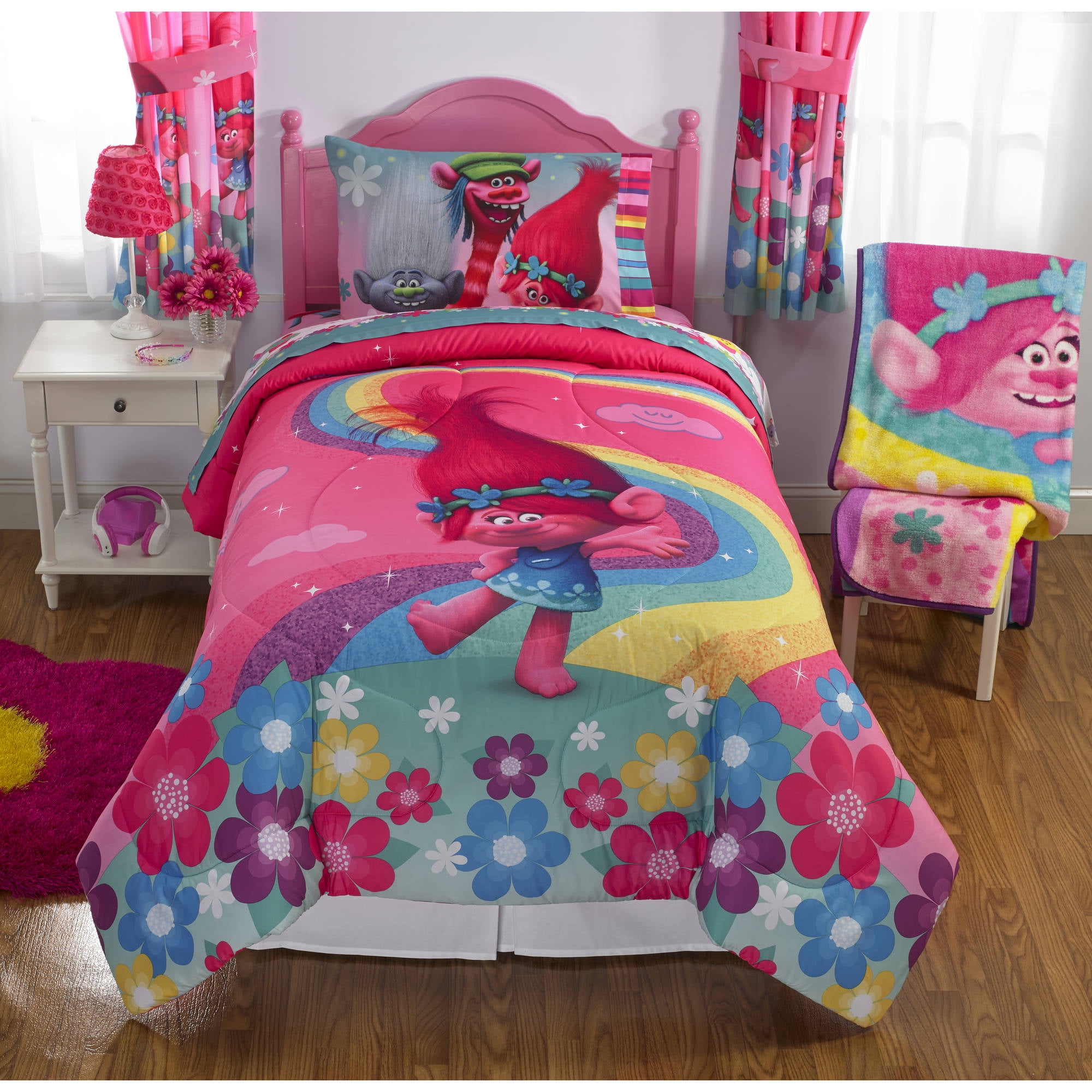 trolls crib sheets