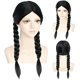 thumbnail image 1 of Wednesday Addams Wednesday Addams Hot Sell- Plush Doll Toy Gift Cartoon Style Children's Rag Doll Doll 1PC, 1 of 4