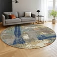 thumbnail image 6 of Addison Rugs Mayfield Premium Machine Washable Transitional Abstract Taupe Round Rug, 8' x 8', 6 of 6