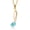 Apatite, variant on Music Eighth Note Jewelry Pendant Necklace Gift for Women By Keren Hanan | 18K Yellow Gold Plated Silver | Black Onyx | 0.50 Cttw | December Birthstone | Oval 6X4MM | with 18 inch Silver Chain