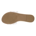 thumbnail image 2 of Sandalia FITORY plana con correa trenzada blanca sin cordones, talla 10, 2 of 7