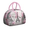 thumbnail image 1 of Paris Vintage Style Travel Backpack, Fashionable Girly Pink Bag for Exploring New Adventures, 1 of 4