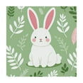 thumbnail image 4 of Acheng Rabbit Leaves Square Tablecloth Outdoor Fitted 100% Polyester Fiber 46*46, 4 of 8
