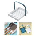 thumbnail image 1 of Soporte para y tapa , tapa de plástico PP para tapa , soporte para estante, soporte para utensilios de cocina, organizador de Blanco Baoblaze tapa porta espátula, 1 of 8