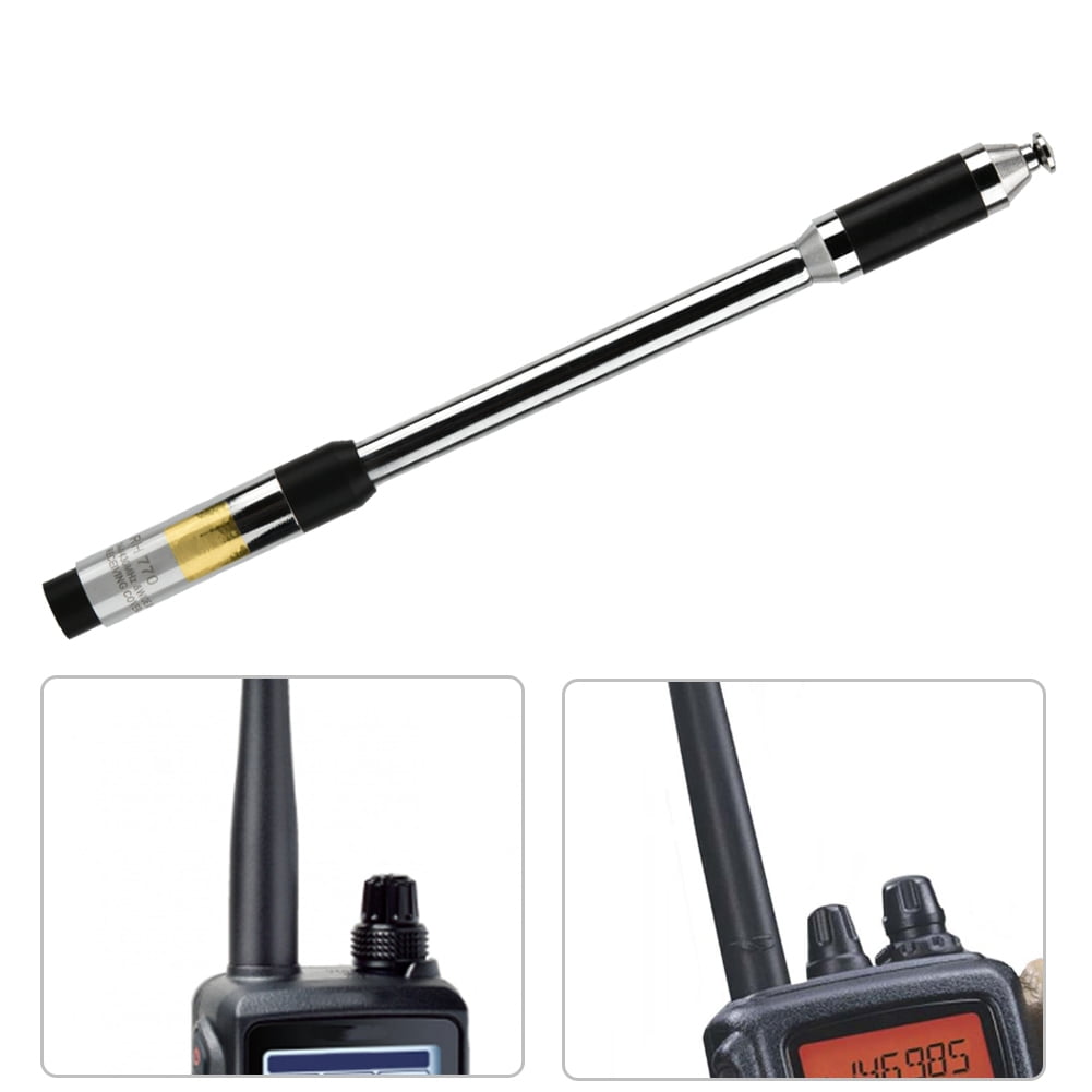 Mgaxyff Dual Band Antenna, Telescopic Walkie Talkie Antenna,RH770 SMA