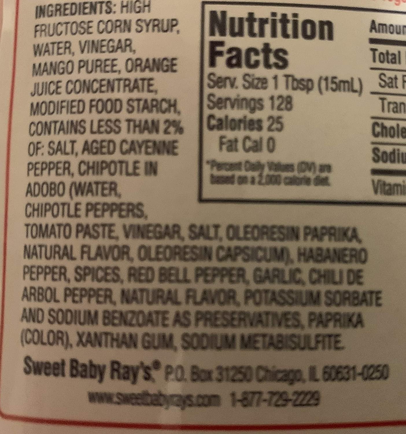 Sweet Baby Ray's Gourmet Sauces Mango Habanero Wing Sauce, 64 oz
