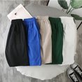 thumbnail image 4 of Pantalones cortos de tabla para hombre, pantalones cortos holgados de moda, pantalones cortos casuales deportivos sólidos, primavera verano 2022, nuevos, 4 of 5