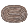 thumbnail image 1 of Colonial Mills Rug OH98R024X096 Oak Harbour - Graphite 2 ft. x 8 ft. Braided Rug, 1 of 1