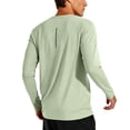 thumbnail image 6 of Asxite Men Plus Size Tops Round Neck Long Sleeve Solid Breathable Fast Dry Sport Shirts, 6 of 7