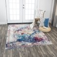 thumbnail image 2 of Rizzy Rugs Princeton Area Rug PRI104 Cream/Blue Gradient Petals 3' 11" x 5' 6" Rectangle, 2 of 3