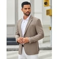 thumbnail image 2 of COOFANDY Men Suits Casual Blazer Regular Fit Sport Coats Two Button Lightweight Suit Jacket for Men, 2 of 6
