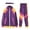 Purple, variant on 80s 90s Retro Windbreaker Set Girls Workout Outfit Track Suit for Girls,Color:Pink,Size:12-14 Years