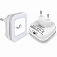 thumbnail image 1 of Dimmable Led Night Light With Motion Sensor Set Of 2 Nightlight Sockets Continuously Adjustable Brightness 3 Modes (auto/on/off) Orientation Light Nur, 1 of 5