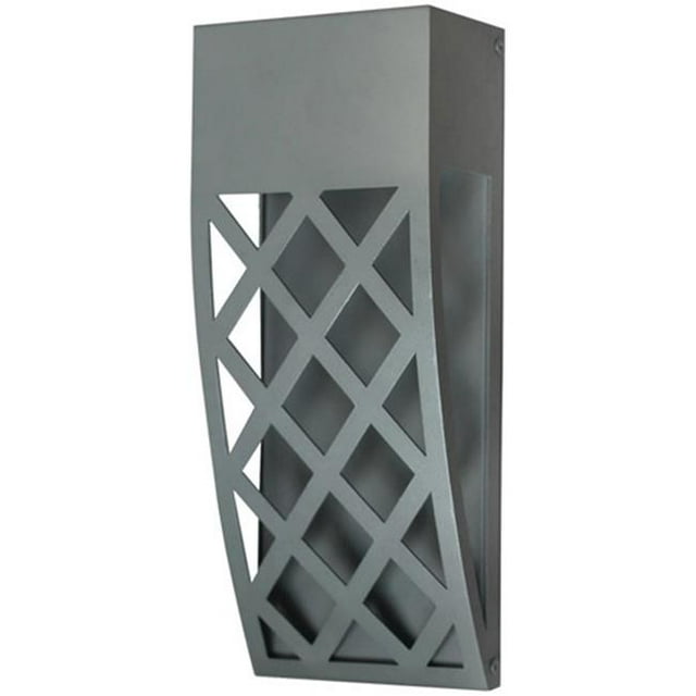PLC Lighting 31774SL Monty 1-Exterior Light, Silver