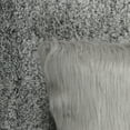 thumbnail image 2 of Nanshing Merino Style Super Soft & Fluffy Faux Fur Decorative Throw Pillow Cover, Cushion Case for Home Living Room, Grey, 2 Pack, 18" x 18", 2 of 5
