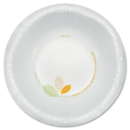 SOLO OFHW12-J7234 Bare Paper Eco-Forward Dinnerware, 12oz Bowl, Green/tan (500/Carton)