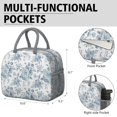 thumbnail image 6 of Womens Pioneer Flower Floral Print Pattern Lunch Box for Work,Insulated Lunch Bag for Women,Loncheras Para Mujer,Leakproof Adult Lunch Bag for Work,Beach,Travel,Picnic,Camping, 6 of 7
