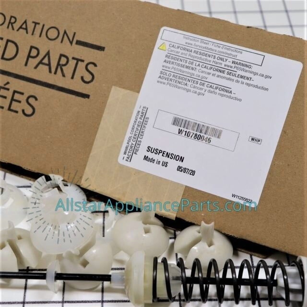 Whirlpool Washing Machine Suspension Rod W10780046