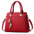 thumbnail image 1 of Womens Cross body Shoulder Bag PU Leather Small Handbags Multi Pocket Satchel Tassel Messanger Bag for Ladies & Girls -1, 1 of 1
