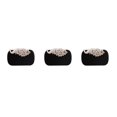thumbnail image 1 of Qarigey Bolso de mano de moda y funcional para viajeros con estilo Bolsos de noche Embragues Monedero Conveniente Ligero Durable negro Pavo Type1 NO1, 1 of 6