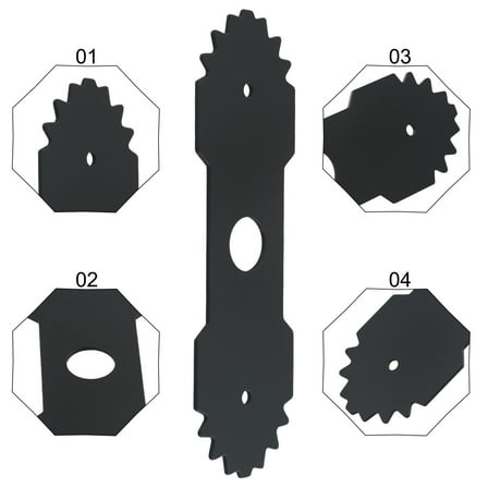 638006008 Edger Blade With Teeth For Ryobi RY13050 RY13050A RY15518 RY40030 Garden Power Tool Accessories