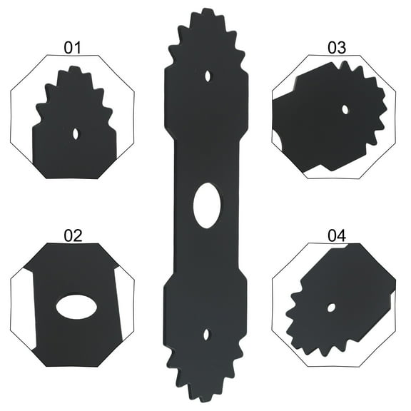 638006008 Edger Blade With Teeth For Ryobi RY13050 RY13050A RY15518 RY40030 Garden Power Tool Accessories