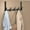 BK, variant on TopLLC Behind The Door Hooks Space Aluminum No Punch Bathroom Hooks Bedroom Storage Hanger a hook