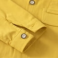 thumbnail image 6 of YTDSCS Toddler Kids Long-Sleeved Shirt for Boys Fall Solid Color Dress Shirt with Pocket Baby Spring Blouse Tops 2-7T, 6 of 9