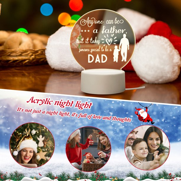 Luces Nocturnas Lámpara Luces LED acrílicas regalo de cumpleaños carga USB dormitorio luz para dormir iluminación para fiestas
