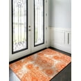 thumbnail image 7 of Unique Loom Sofia Collection Area Rug - Grand (7' 1" x 10' Rectangle Orange/Ivory), 7 of 7